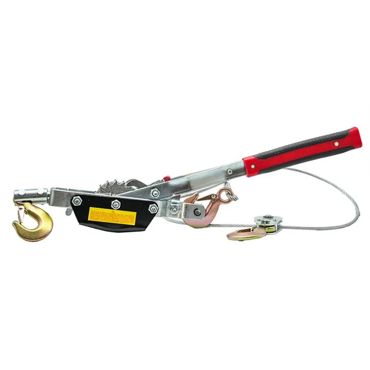 Εξολκέας χειρός 5T με μονό γάντζο τριών γραναζιών